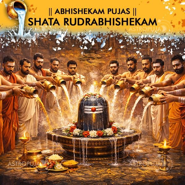 Rudra Abhishek Puja Ceremony at Shiva Temple